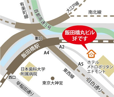 飯田橋店地図