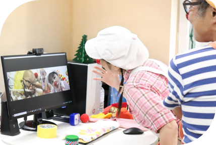 Web訪問時の写真