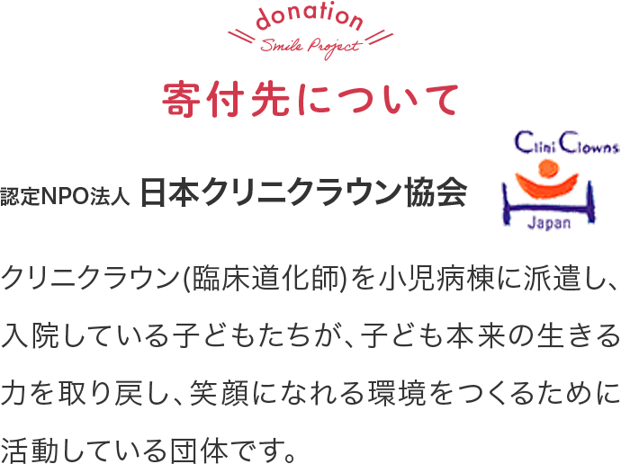 寄付先について