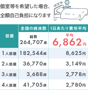 治療費以外でかかる費用の例