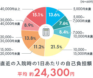 治療費以外でかかる費用の例